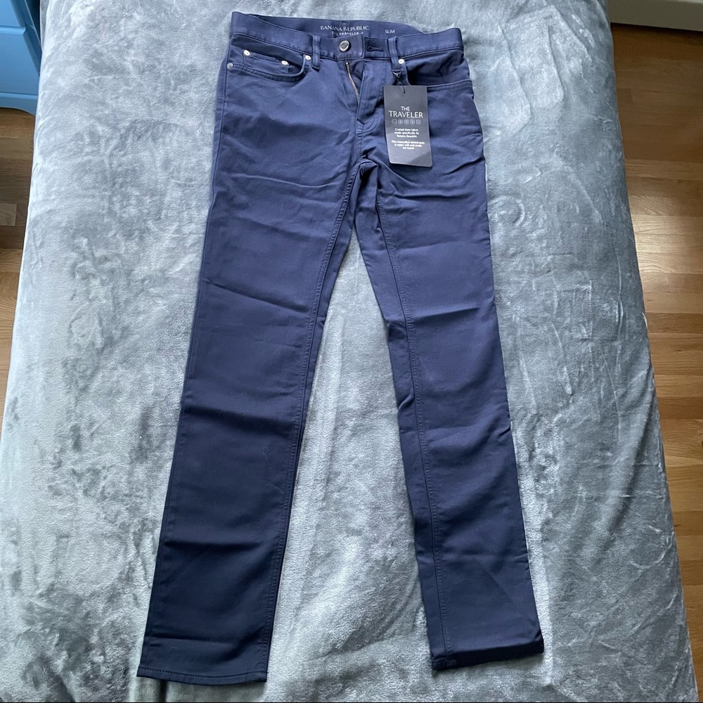 Banana Republic - Slim Fit Travelers Pants Chinos